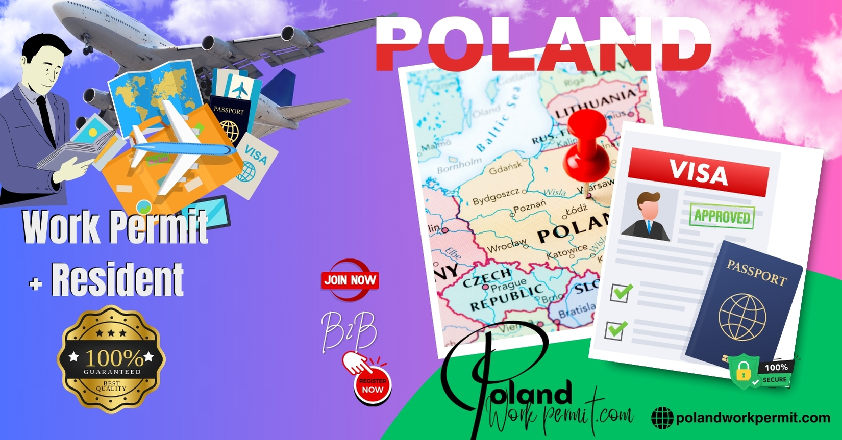 How to Apply for a Work Permit, Student Visa, Business Visa, Investor Visa, and Resident Card Visa from China to Poland?